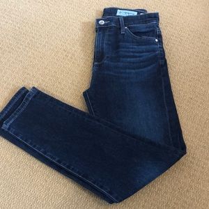 AG Jeans High Rise Stevie Ankle Petite 25